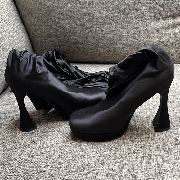 JEFFREY CAMPBELL Pantalones Platform Boot, BLACK SIZE 6 1/2 - Picture 7 of 15